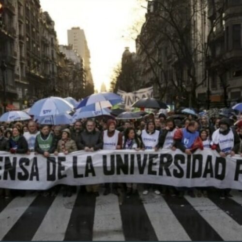 Marcha por las universidades